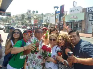 Ensenada Party Bus group pic with OC Salsa