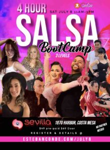 4 Hour Salsa Bootcamp w/ OC Salsa July 8