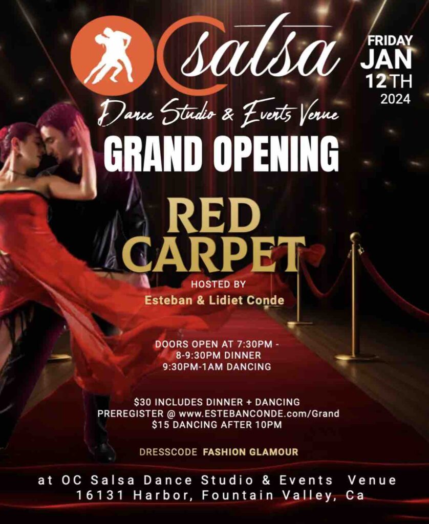 OC Salsa Dance Studio Grand Opening