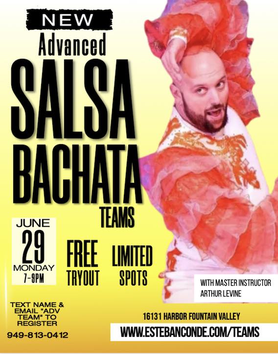 Advanced Salsa & Bachata Dance Teams with Arthur Levine
