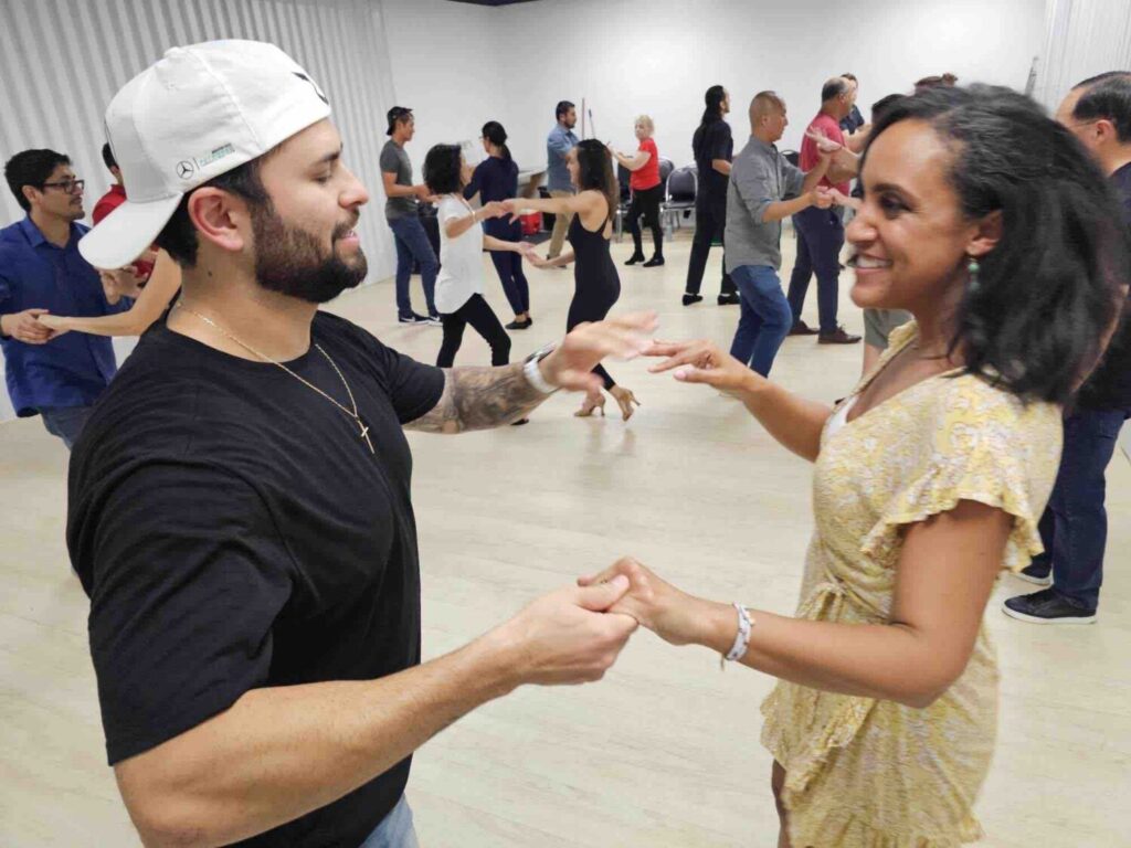 Salsa class at OC Salsa Dance Studio