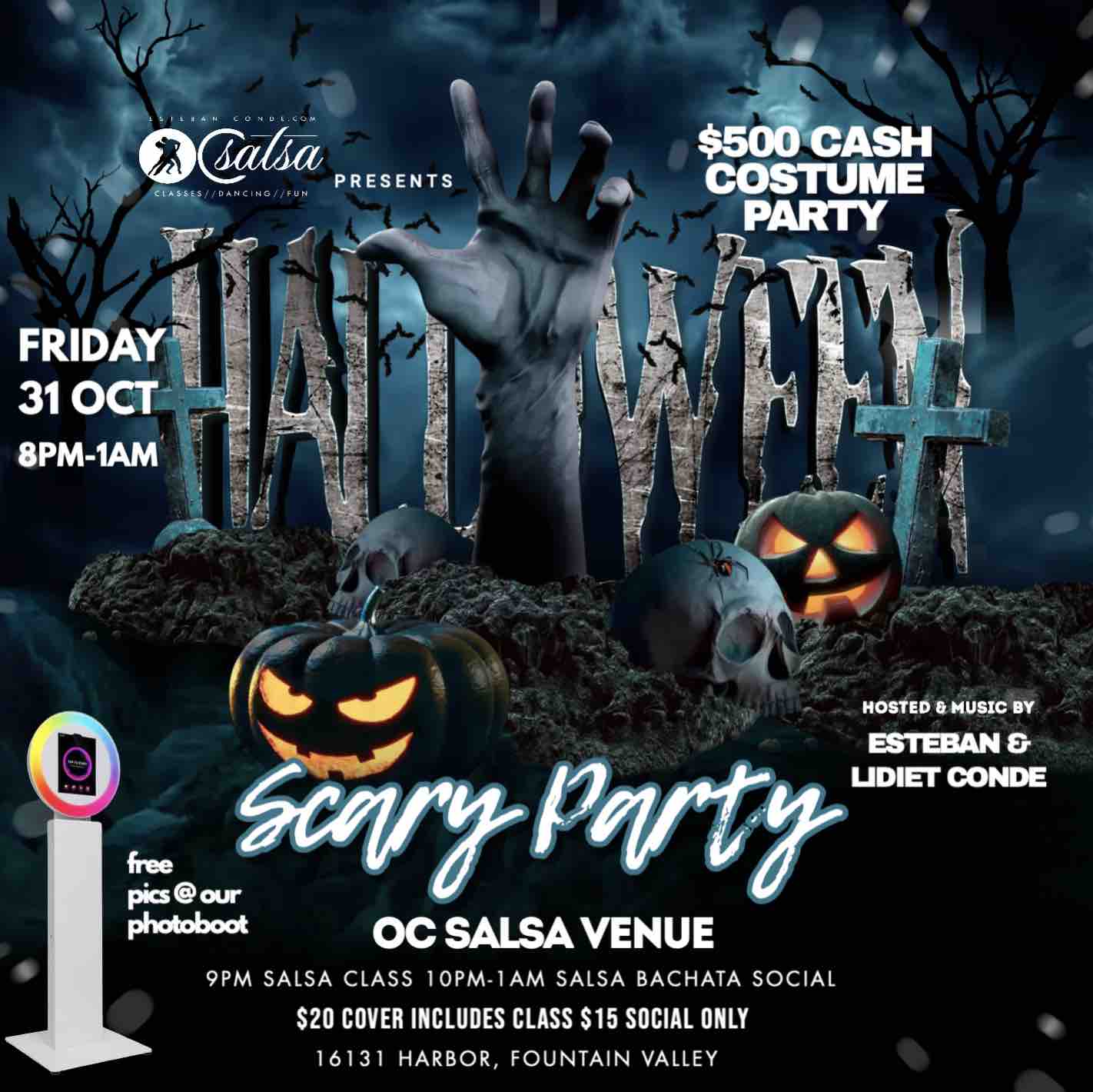 Halloween Salsa Party at OC Salsa