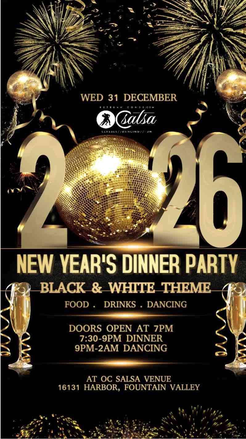 2026 ew Year Salsa Bachata Party at Oc Salsa