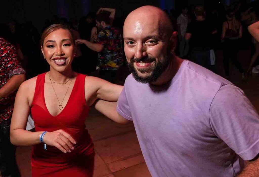 OC Salsa Instructor Arthur Levine dancing salsa socially